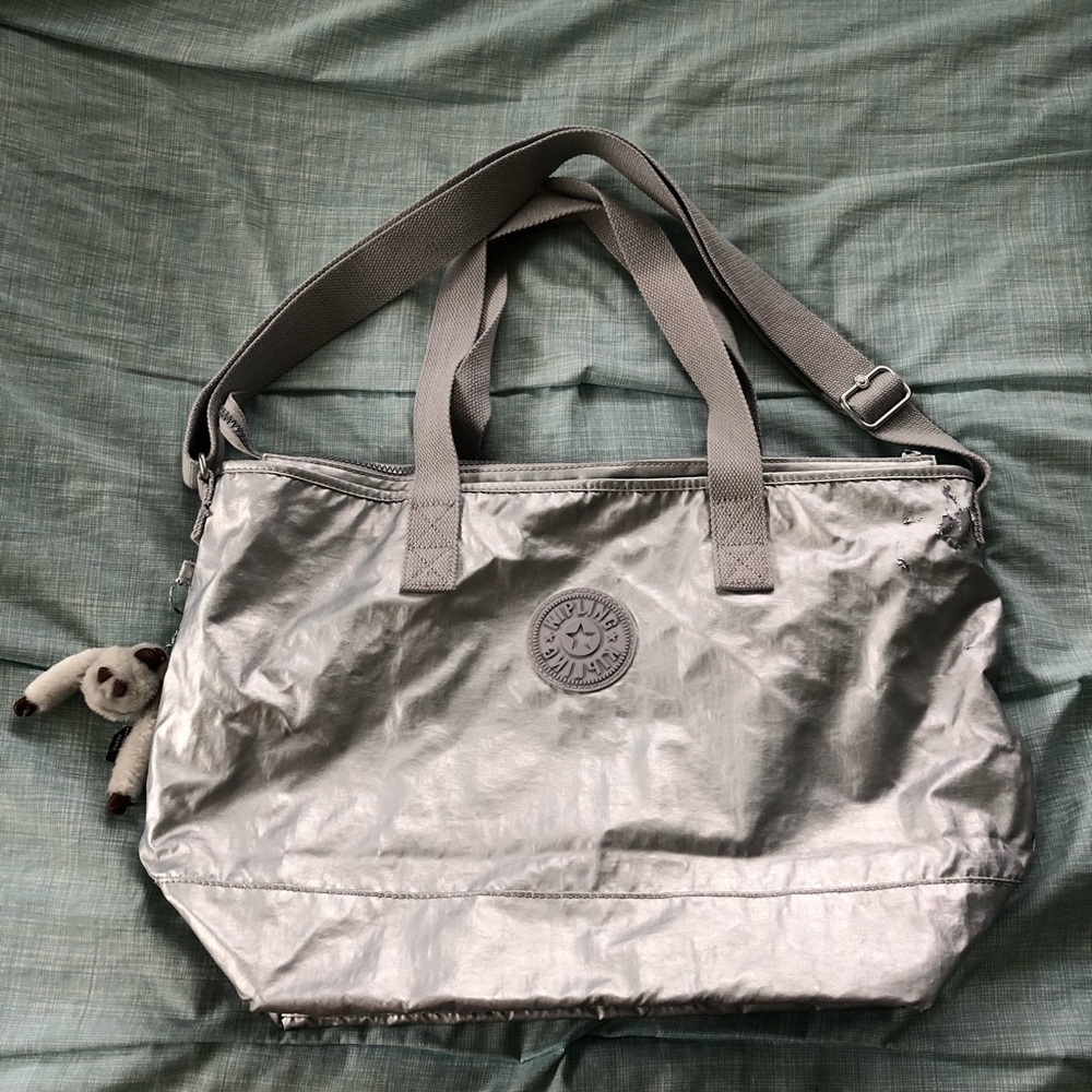 Kipling Silver Shoulder Bag